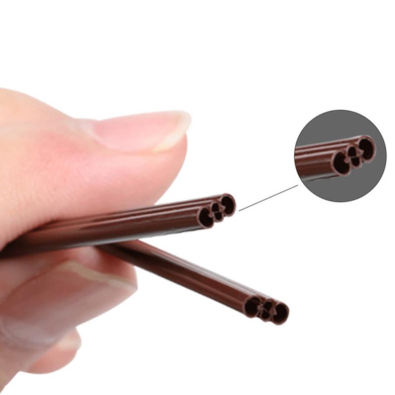 100 шт. 18 см одноразовые пластиковые палочки для перемешивания кофе с 3 отверстиями, принадлежности для дня рождения, свадьбы, вечеринки, питья коктейлей, кухонные аксессуары