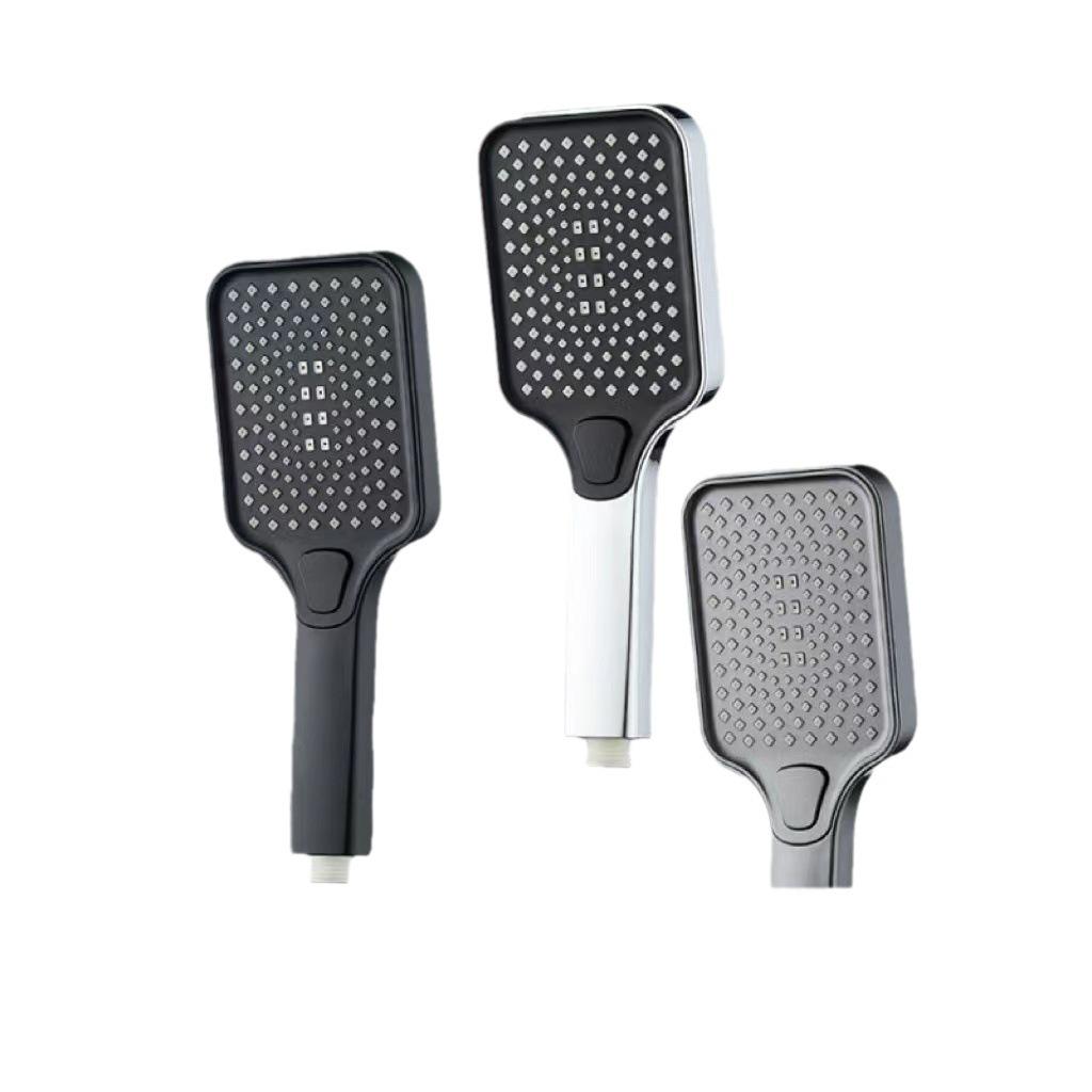 Душевая лейка высокого давления ABS Квадратная Дождевой спрей Ручная лейка для душа для ванной