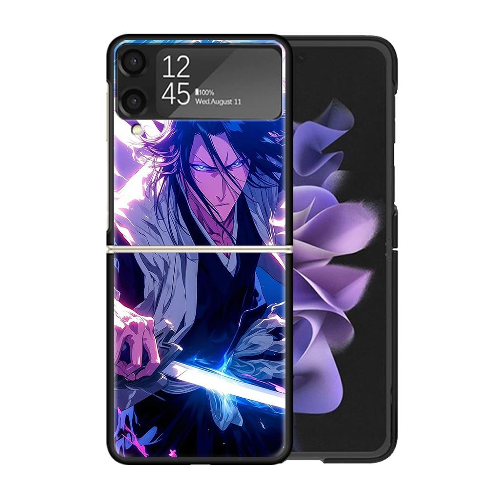 Чехлы Bleach Kuchiki Byakuya для Samsung Galaxy Z Flip 4 5 6 7 3 Z Flip7 Flip6 Flip4 Flip5 Flip3 5G Жесткий Ударопрочный Чехол Fundas