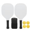 Набор ракеток для мяча Противоскользящая Удобная ПУ-ручка Амортизация Большая поверхность Тополевое дерево Ракетки для мяча