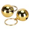 2 шт. устойчивые к ржавчине медные колокольчики AntiLost четкий звук круглый ошейник украшение для собаки кошки(золотой )