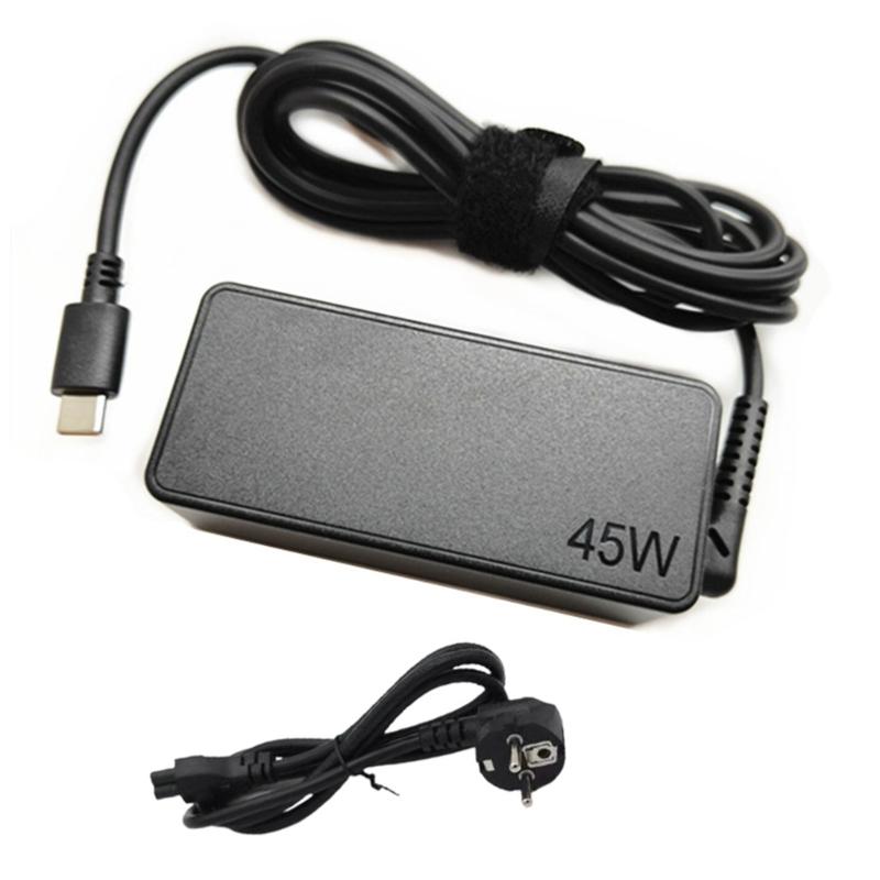 Зарядное устройство для ноутбука PD45W UsbC, адаптер питания для быстрой зарядки ноутбуков и телефонов с USBC
