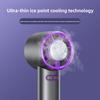 Cross-Border Five-Speed High-Speed USB Handheld Small Fan Semiconductor Ice Cooling Turbine Violent Fan with Foldable Feature