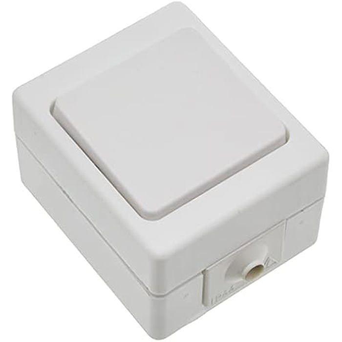 Interrupteur - KOPP - 563602000 - IP44 - Blanc - 10A - Extérieur