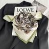 Dream Flower Butterfly 100% Mulberry Silk Scarf Women'S Scarf 70Cm Square Scarf Silk Scarf Hangzhou Silk Shawl