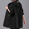 Spring Autumn New Thin Windbreaker Oversized Hooded Jacket Coat Temperament Casual Top Women Coat Trench Coat Clothes