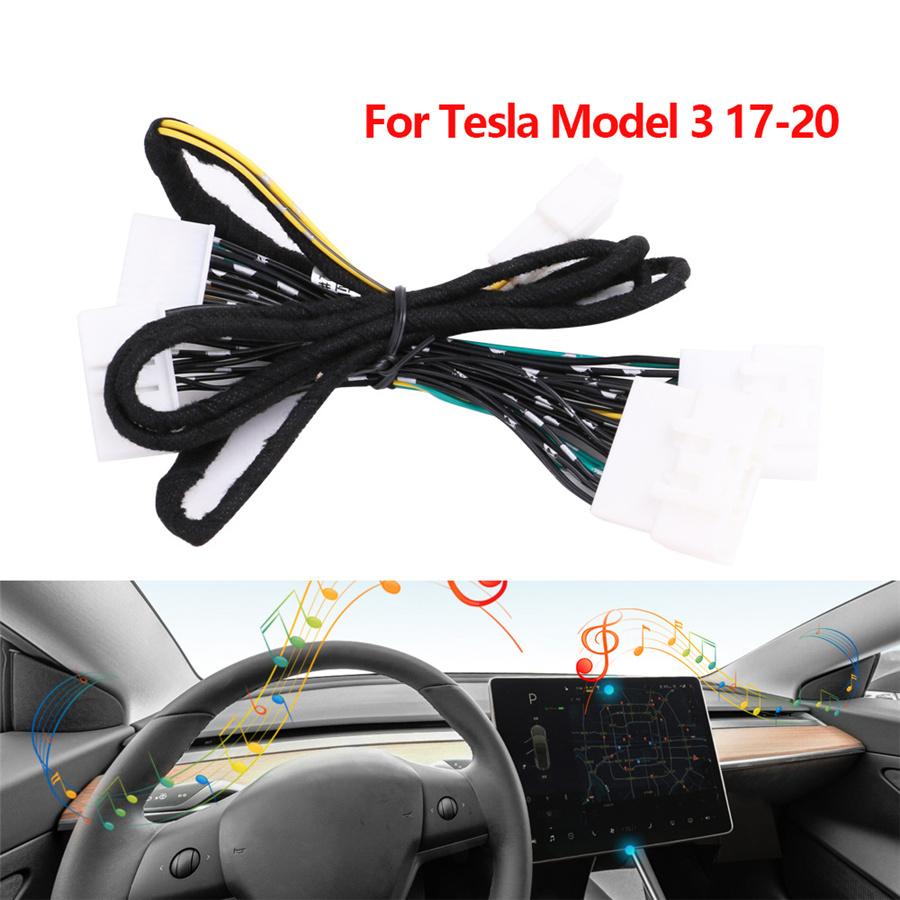 Speaker upgrade wiring harness Tesla 17-20