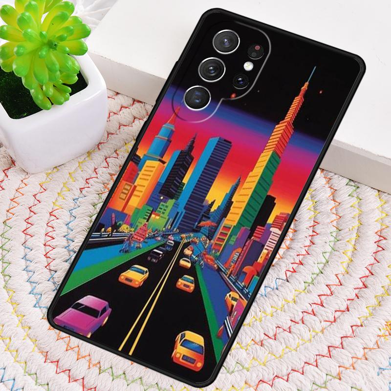 Чехол для телефона City Pop Art At Night для Samsung Galaxy note 10 pro S26 Ultra S23 S24 FE S25 S21 S22 PLUS ударопрочный
