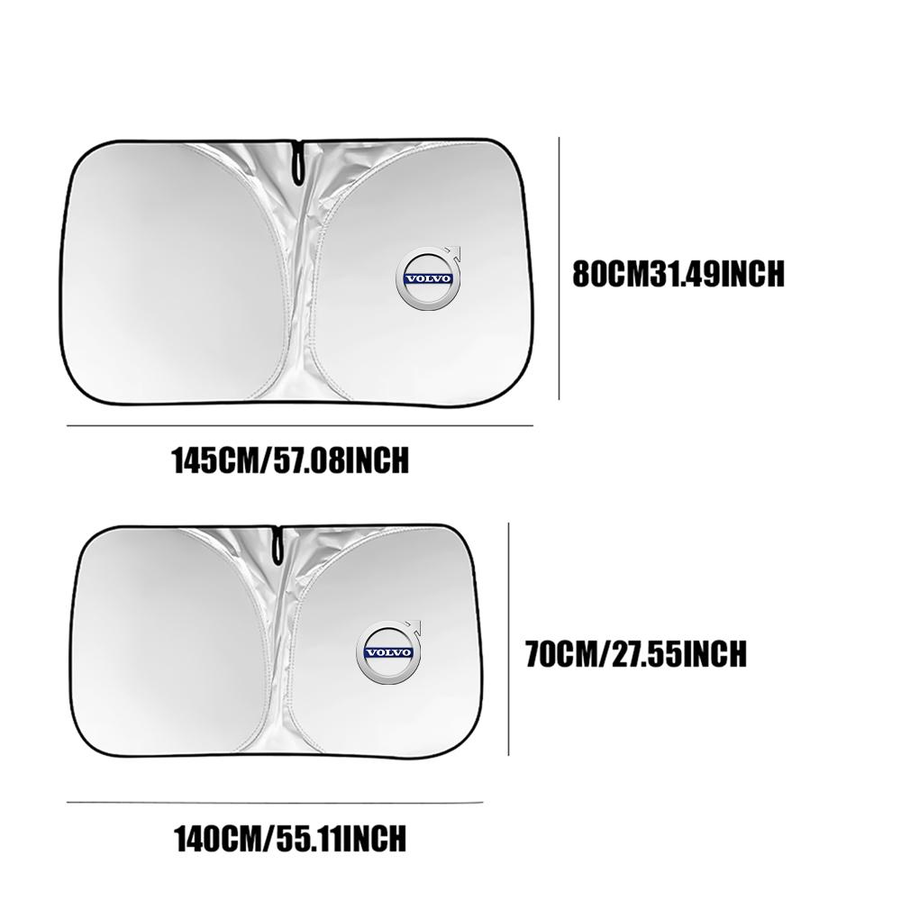 Car Windshield Sun Shade Cover Auto Interior Sunshade Accessories for Volvo XC40 XC90 V40 V90 V60 XC60 XC70 RDESIGN S90 S60 S40
