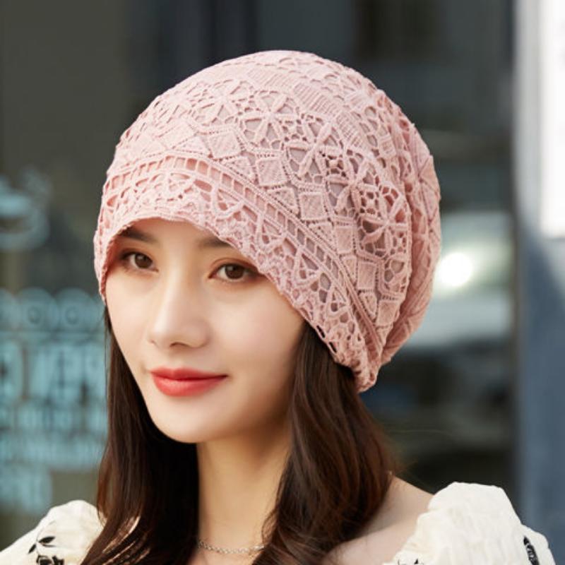 Женская тонкая полая хлопковая шапка, женская вязаная крючком шапка, тканая шерстяная шапка, повязка на голову, вязаная шапка