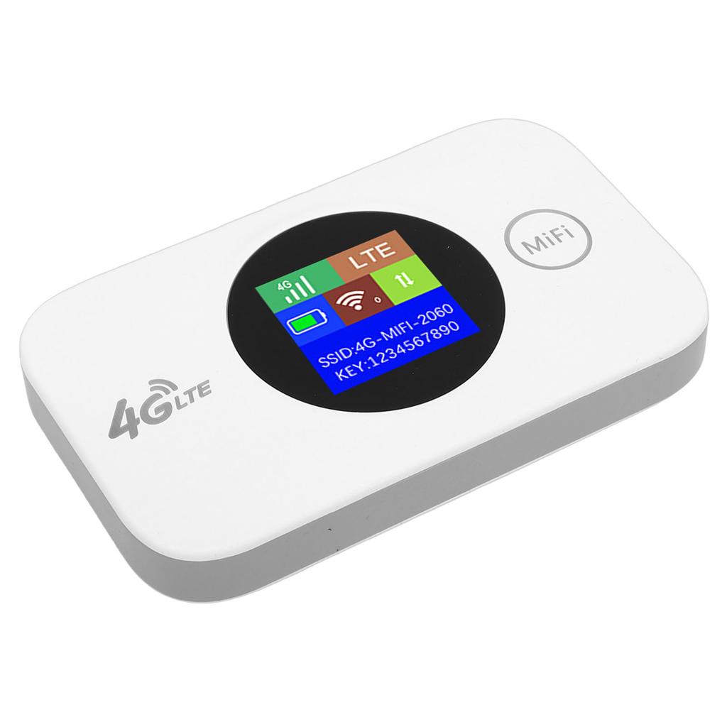 Portabl 4G WiFi Router with SIM Card Slot 300Mbps 4G LTE WiFi Mobile Hotspot for Travel Camping Outdoor