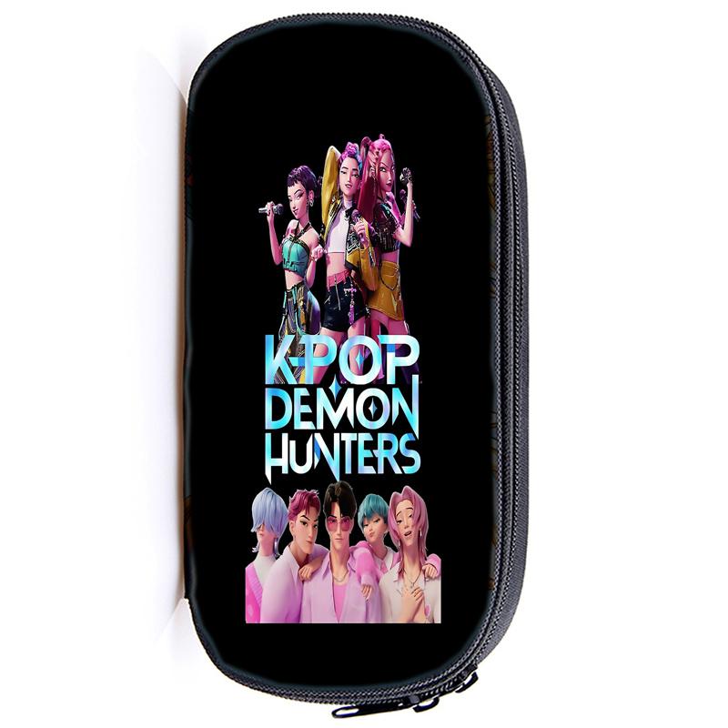 Пенал Huntrix Kpop Demon Hunters для студентов с несколькими отделениями