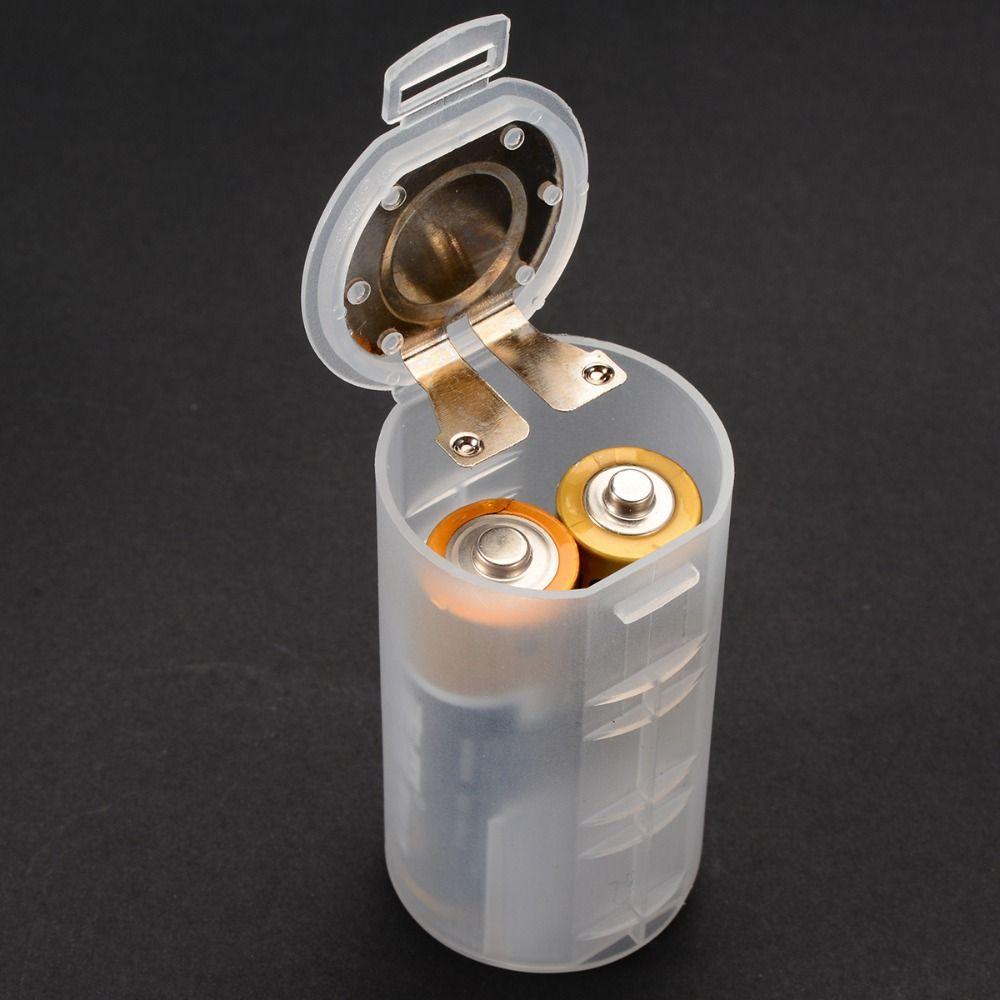 Пластиковый аккумуляторный конвертер AA-батарея в D-батарея 5-й аккумуляторный ящик для хранения аккумуляторов