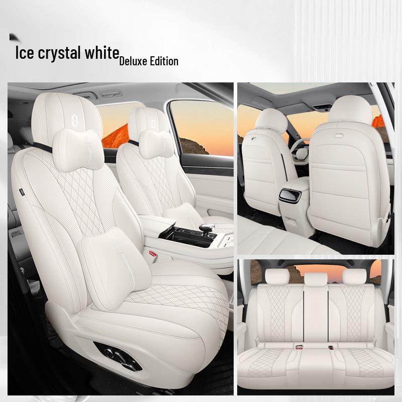 Чехол для автомобильного сиденья AITO M7: Дышащий, Перфорированный, Универсальный размер для 5/6 сидений - Все сезоны