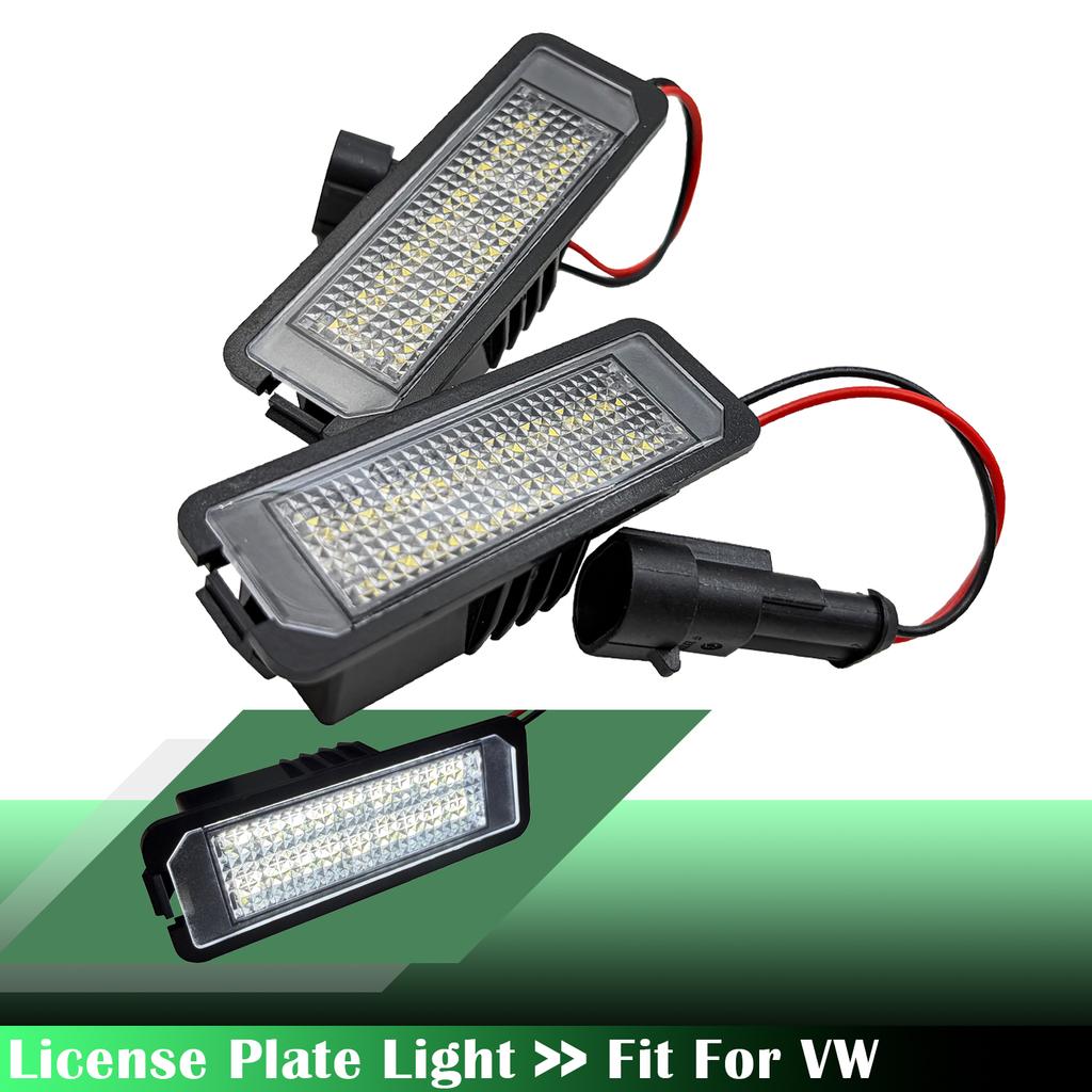 License Plate Lights Assembly For VW Saveiro 2005-2013 Gol 2004-2010 Fox-EU 2005-2012 Fox-Africa 2004-2010 Number Plate Lamps