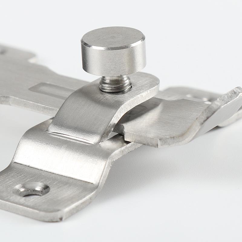 Защелка из нержавеющей стали для раздвижных дверей для клеток домашних животных и промышленных замков