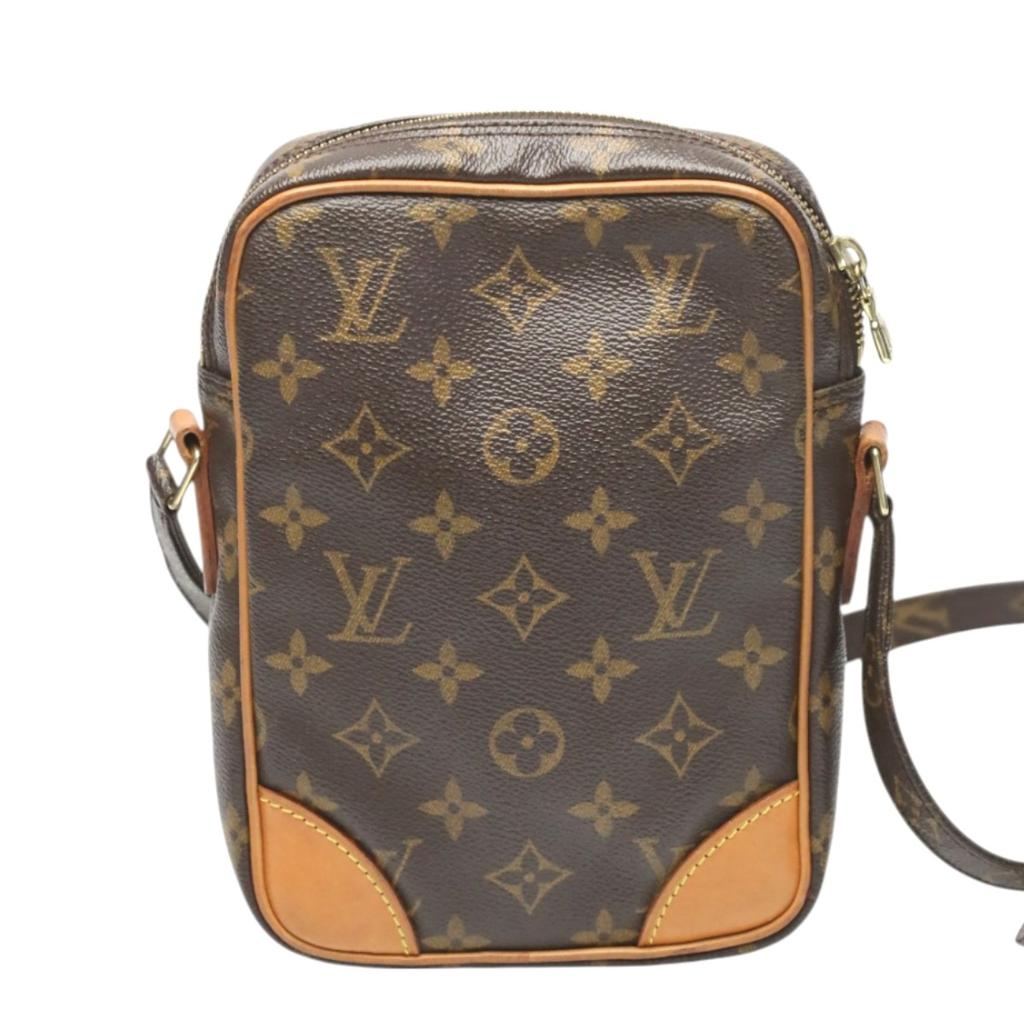 LOUIS VUITTON Monogram Dunouve Shoulder Bag Monogram canvas Brown Women M45266 Used