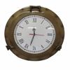 43.18 Cm Antique Finish Marine Brass Ship Porthole Clock Nautical Wall Mounted Clock Home Decorative
