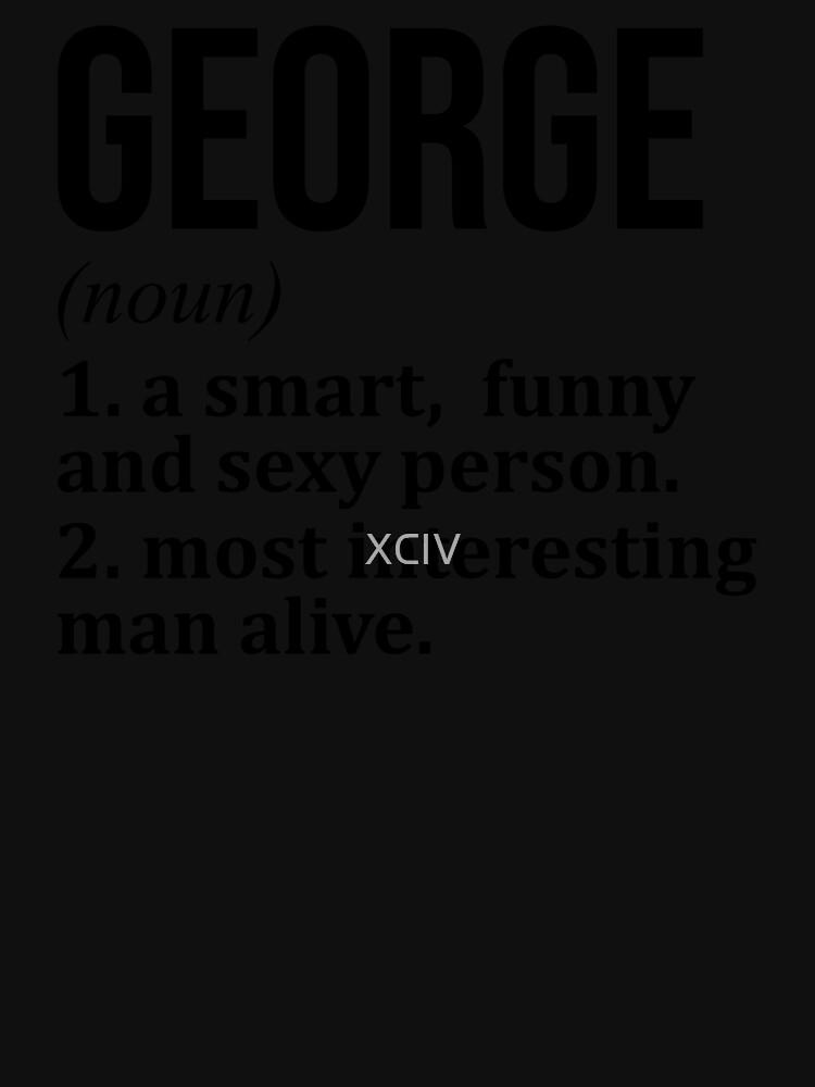 Boy George George Name Definition Classic T-Shirt