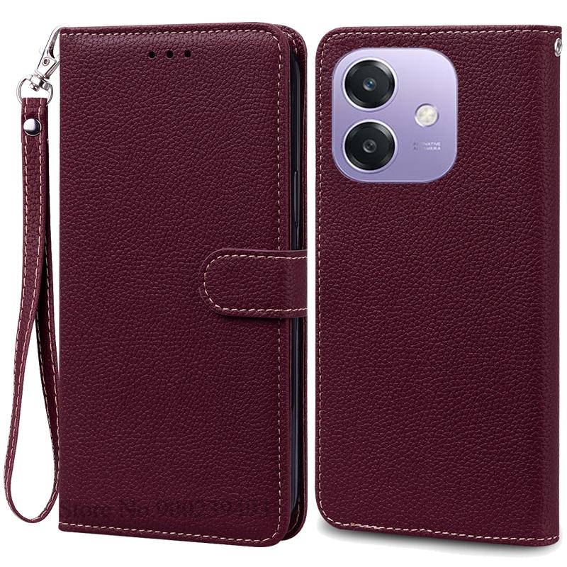 For OPPO A40 Case Flip Leather Wallet Covers For OPPO A40 Case Soft Silicone Book Cover For OPPO A 40 A40M Case Coque Fundas