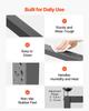 Table Legs, 750 x 600 mm (H x W) Square Steel Furniture Legs, Modular Design, Easy Assembly, 1000 kg Max Load Heavy Duty, for Home Office Desk,