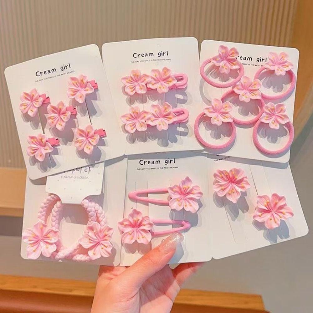 2/5PCS Mini Headrope Resin Headwear Fashion Hair Clip Girls