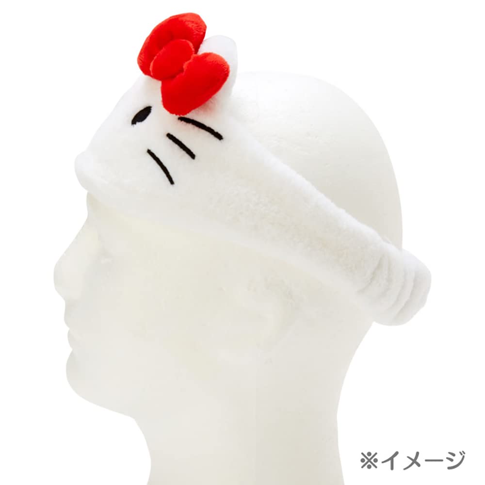 Sanrio (САНРИО) Sanrio Hair Band Hair Turban Headband White Hello Kitty Hello Kitty Face Wash Makeup One Size Подходит Большинству Девочек Персонаж 986151 SANRIO