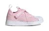 adidas Оригинальные SUPERSTAR 360 Низкие Детские Скейтбордические Кроссовки Розово-Белые Для Детей Возрастом 3-7 Лет HQ4055