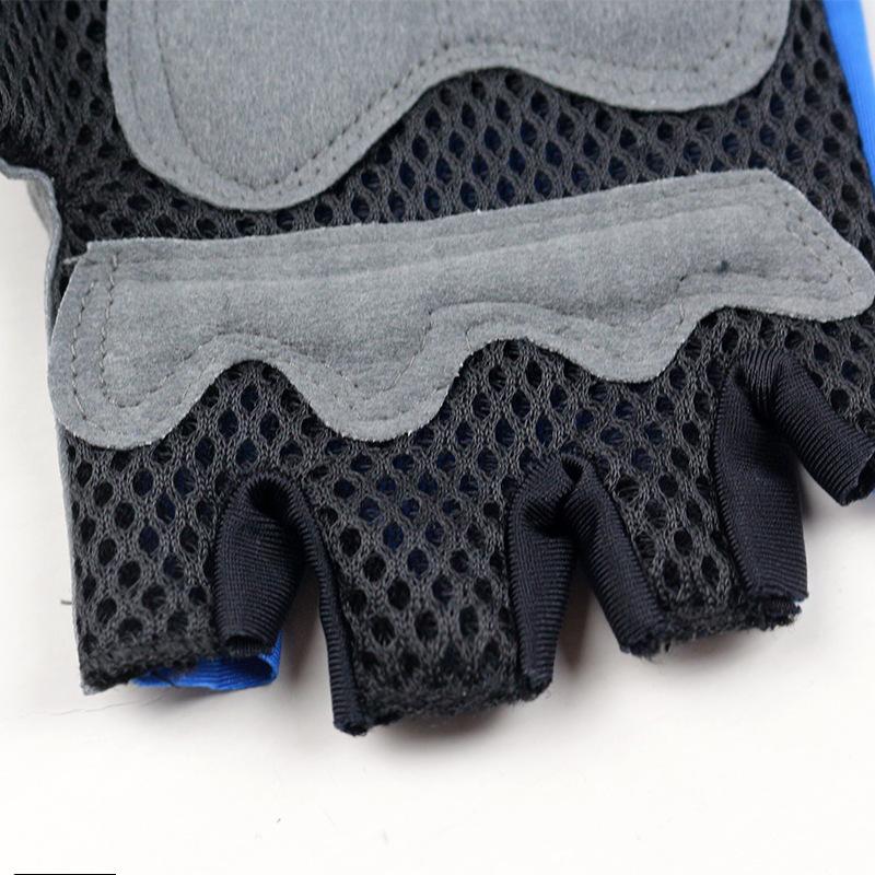 Spring and Summer Riding Half Finger Gloves Thin Bicycle Mountain Bike Motorcycle Motorcycle Men and Women Shock Absorption Cycling Gloves