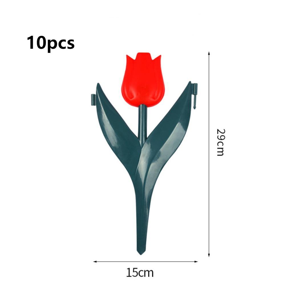 10pcs Gardening Landscaping Lawn Fence Lawn Decor Flower Bed Fence Tulip Flower Garden Fence Lawn