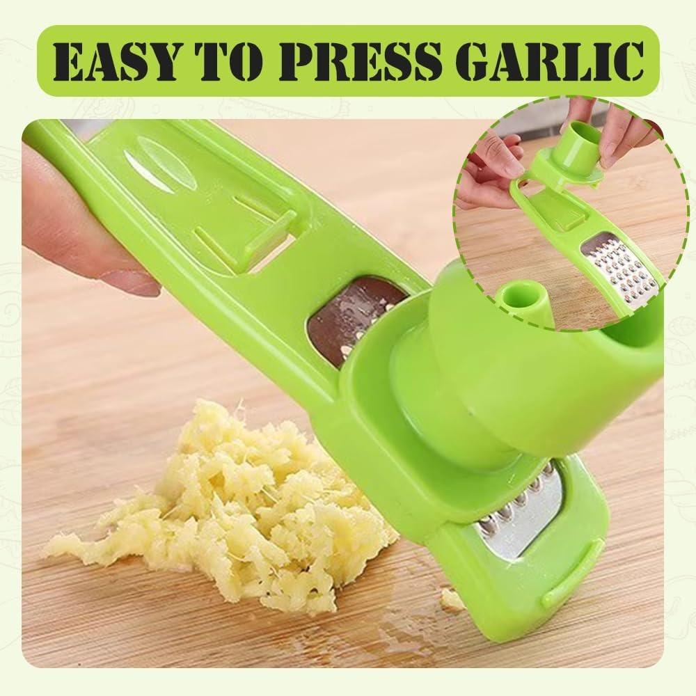 Garlic Grinder (3-Pack) - Manual Garlic Grinder - Small Manual Garlic Grinder - Garlic Slicer - Garlic Chopper - 2025 New Manual Garlic Press