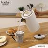 Nordic Bouilloire Électrique 1,7L Sans Fil, Ébullition Rapide Sans BPA, Base 360 Briebe KT1165WHT 2200W Blanc 03929