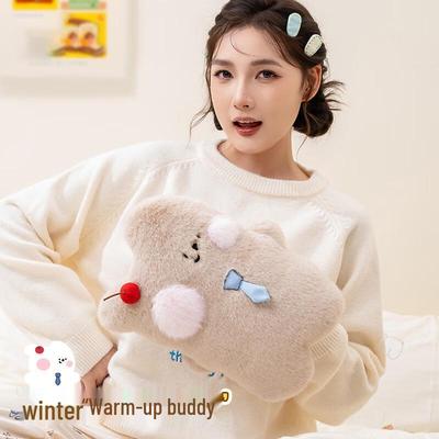 Плюшевая электрическая грелка для рук