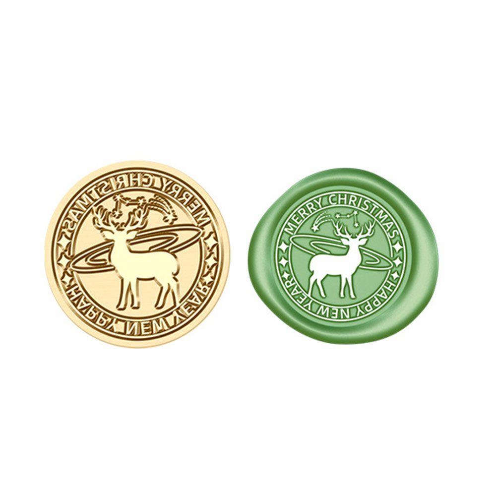 Фестиваль снежинок Ретро Винтаж Рождественская серия Медная латунная печать сургучной печатью