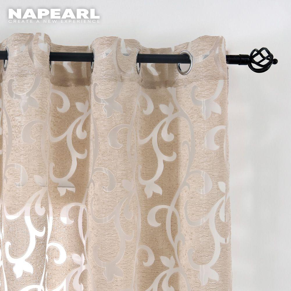 Прозрачная тюлевая занавеска NAPEARL. 1 шт
