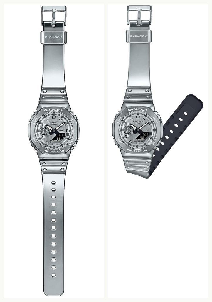 Часы METALLIC SERIES Silver [Casio] G-Shock []FINE GM-2100YM-8AJF Мужские