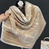 New Jacquard Square Scarf Women's Light Luxury High-end Imitation Cashmere Shawl Versatile Thickened Scarf