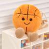 1pc 10cm Cute Basketball Football Tennis Baseball Billiards Plush Toys Soft Stuffed Balls Pillow Players Souvenir Birthday Gift