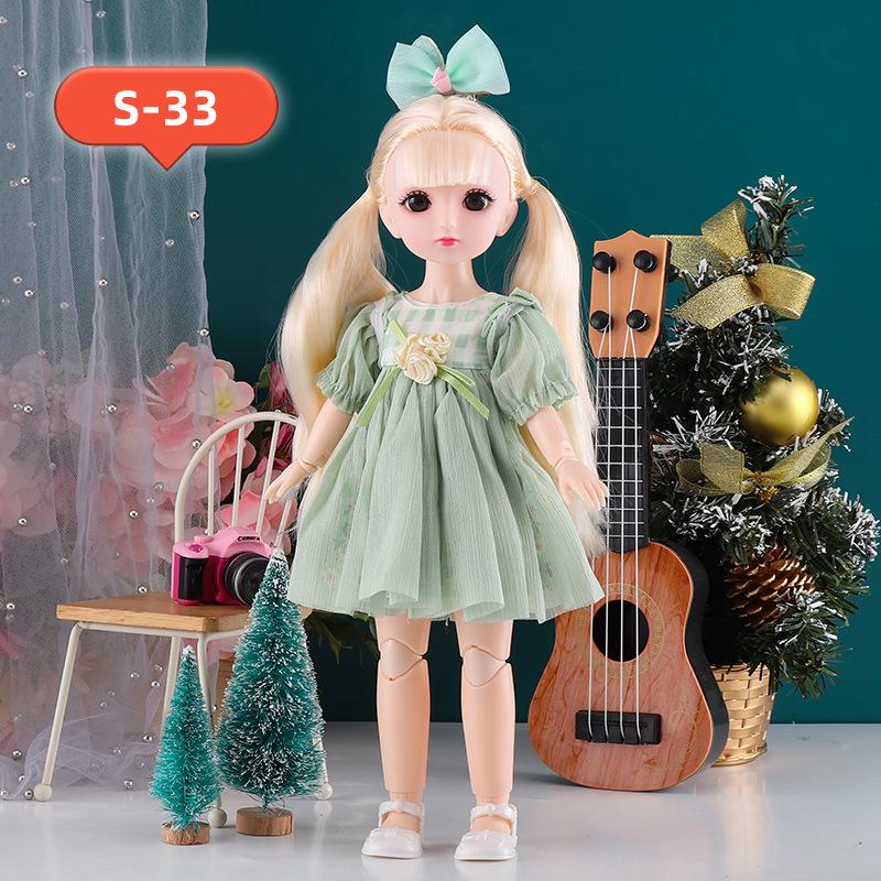 30cm Bjd Doll 23 Moveable Joints 12 Inch Christmas Dolls With Clothes and Shoes Kids Toys For Girl's Christmas Gifts