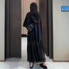 Летнее платье в французском стиле с пэчворком, круглым вырезом, большого размера - Женская универсальная однотонная юбка