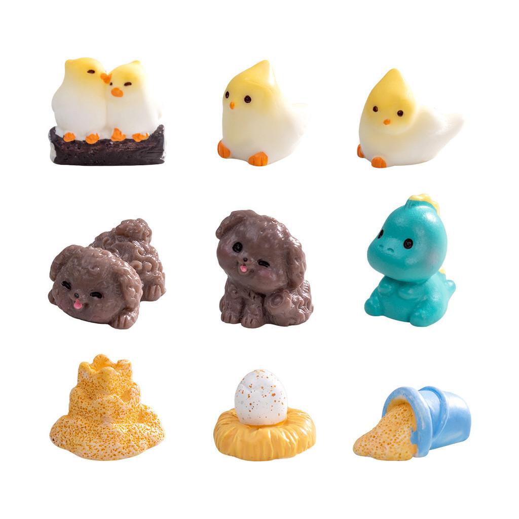Cute Mini Resin Animal Figurines For Fairy Garden And Creative Landscaping