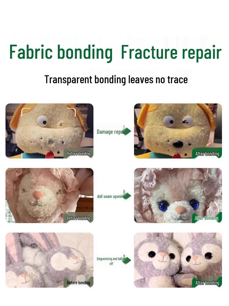 Супер Липкий Быстросохнущий Клей для Ткани для Кукол Ручной Работы и Глаз