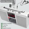 Многофункциональный портативный стерео радио FM AM перезаряжаемый USB TF карта плеер беспроводной Bluetooth динамик с FM радиоприемником