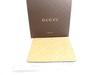 Authentic GUCCI Guccissima Beige Leather Mouse Pad #a767  Refurbished