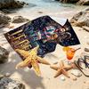 Custom Name Personalized Lionel Messi Print Beach Towel, for Trip Camping Beach Party Home Decor, Birthday Gift for Family & Friends