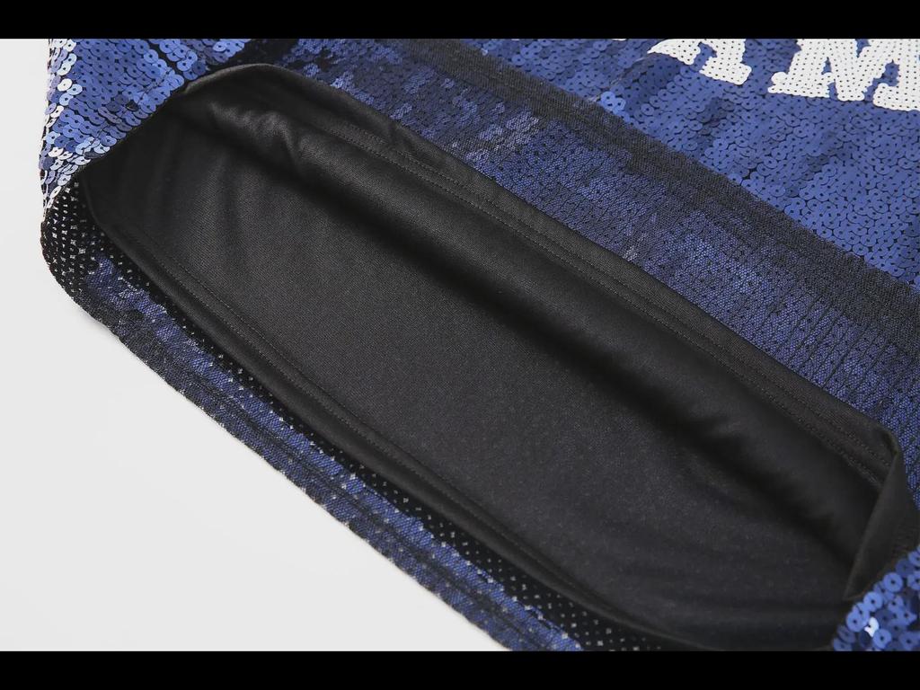 Расшитые пайетками женские рубашки и форма для регби и черлидинга