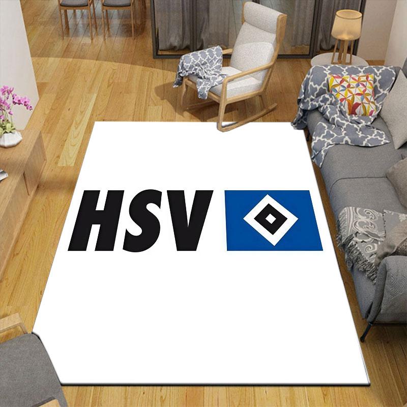 HSV Printed Carpet, Home Sofa Decoration for Living Room & Bedroom, Non‑Slip Play Flannel Floor Mat for Game Room