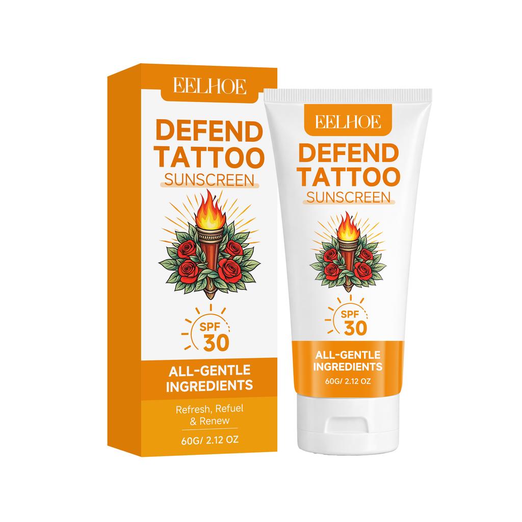 Tattoo Care Protective Cream, Gentle Ingredients Cleansing Natural Moisturizing Body Skin Daily Care Cream