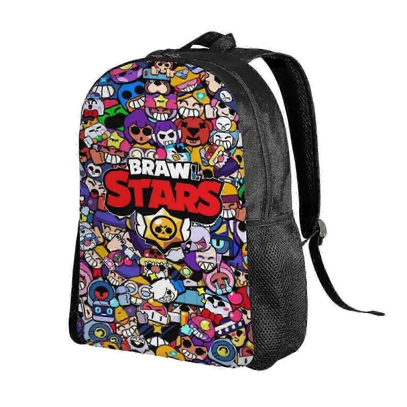 V96 Рюкзак «Мультяшные бойцы Brawl» - Водонепроницаемый рюкзак для школы и улицы для использования в Великобритании