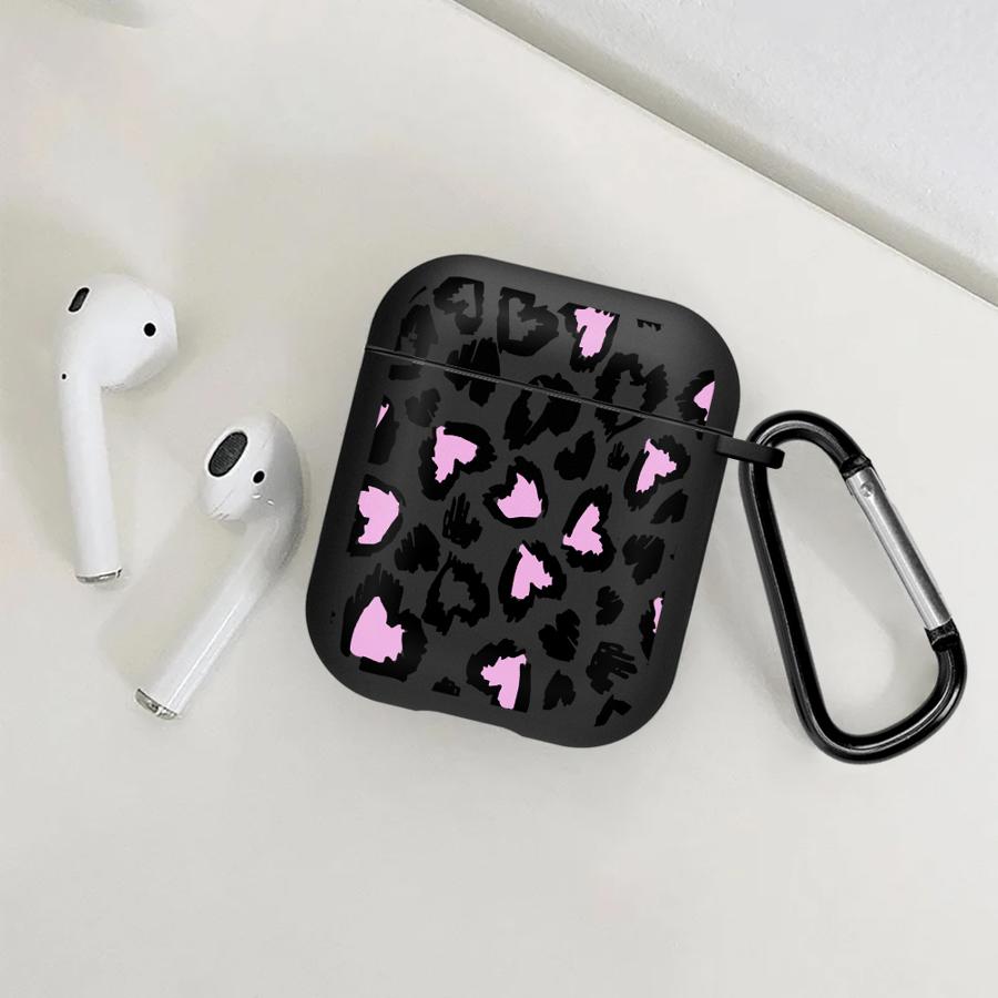 Розовый Леопардовый Чехол-Сердечко Для Airpods Pro 2 Pro2 Pro3 4 1 3 Чехлы-Крышки Для Наушников
